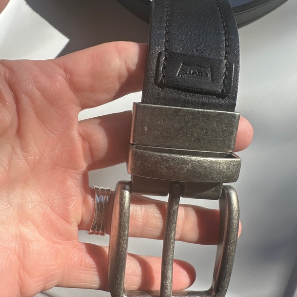 Men's Black Leather Belt - Levi’s - Picture 5 of 6